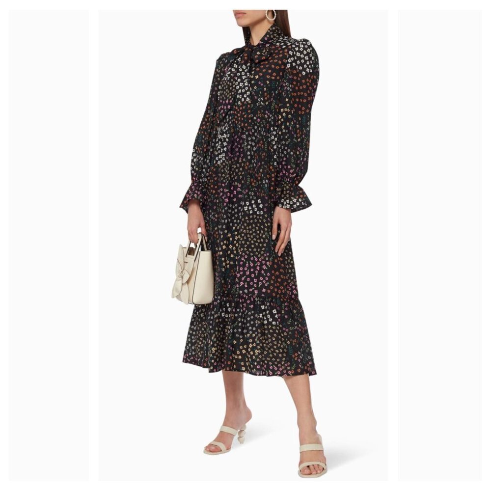 Never Fully Dressed Meadow Tie Maxi Dress